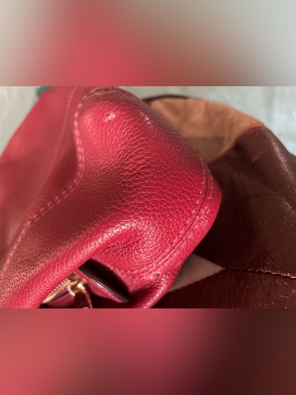 Gorgeous Coach Pebbled Leather Bag Purse In EUC - Picture 10 of 16